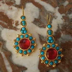 Turkish Turquoise Drop Earrings